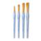 9 Packs: 4 ct. (36 total) Golden Taklon Angular Brush Set by Craft Smart®